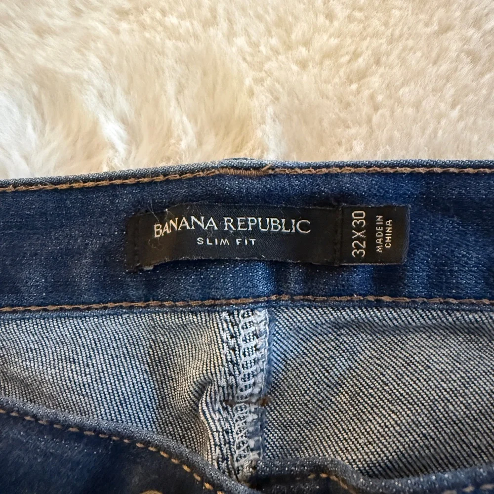 Banana Republic Dark Blue Straight Jeans - Picture 3 of 3
